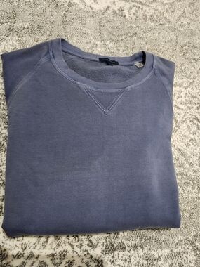 Patrick Assaraf Men's Classic Crewneck Sweater - Blue